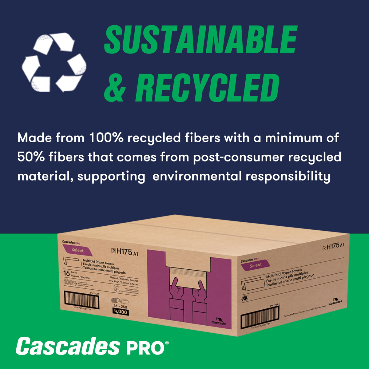 Multifold Paper Towels 250 Sheets 16 Packs Natural Brown B18630