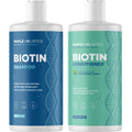 Sulfate Free Biotin Rosemary Peppermint Shampoo and Conditioner Set I2380