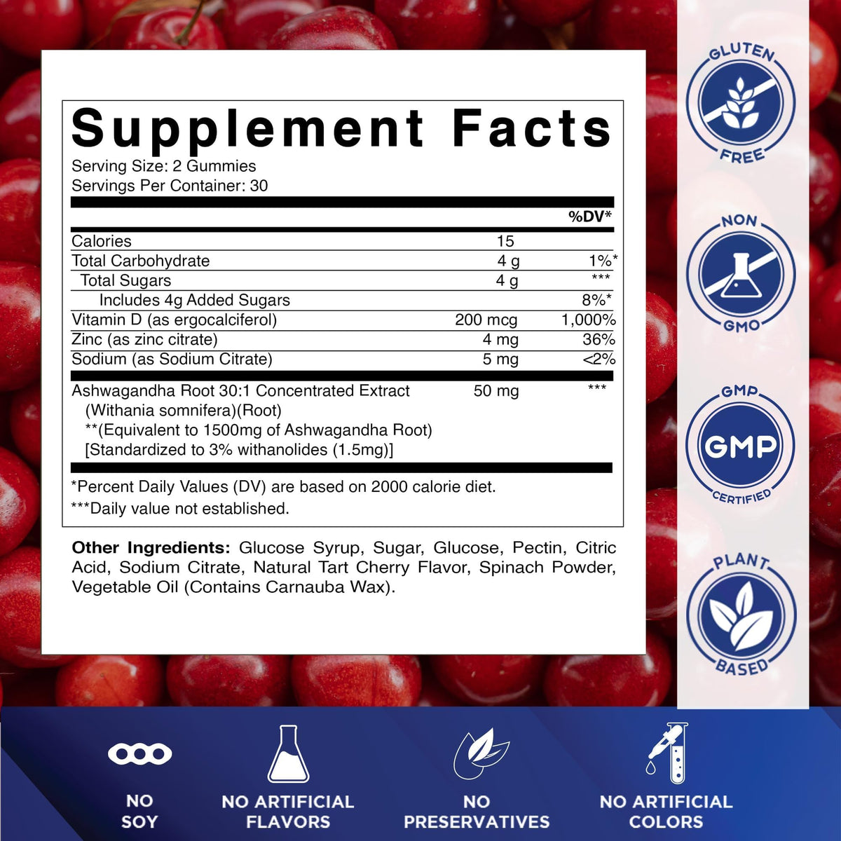 Ashwagandha Gummies 30:1 Extract A390198