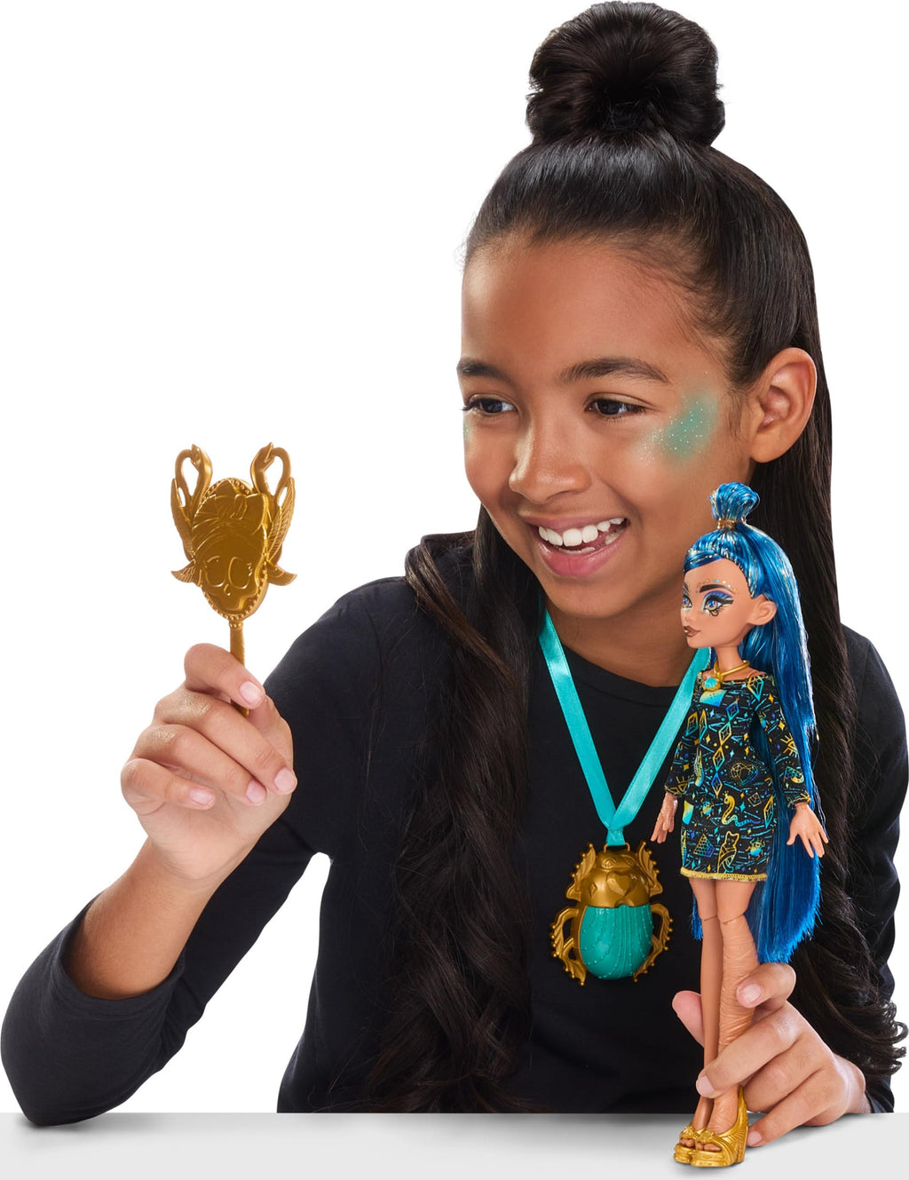 Doll & Accessories Beauty Kit with Tattoos, Stickers & Necklace O115639