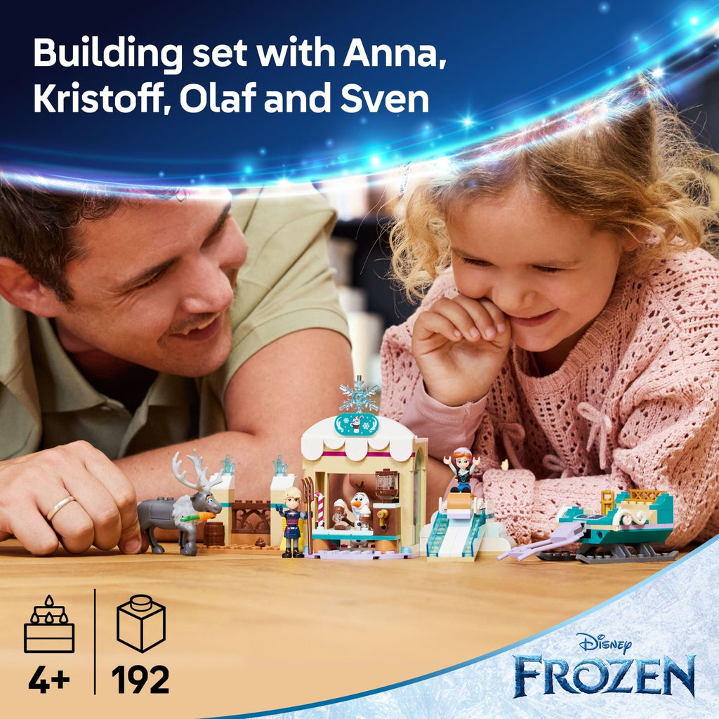 Building Toy Set with 2 Disney Princess Minidolls H619382