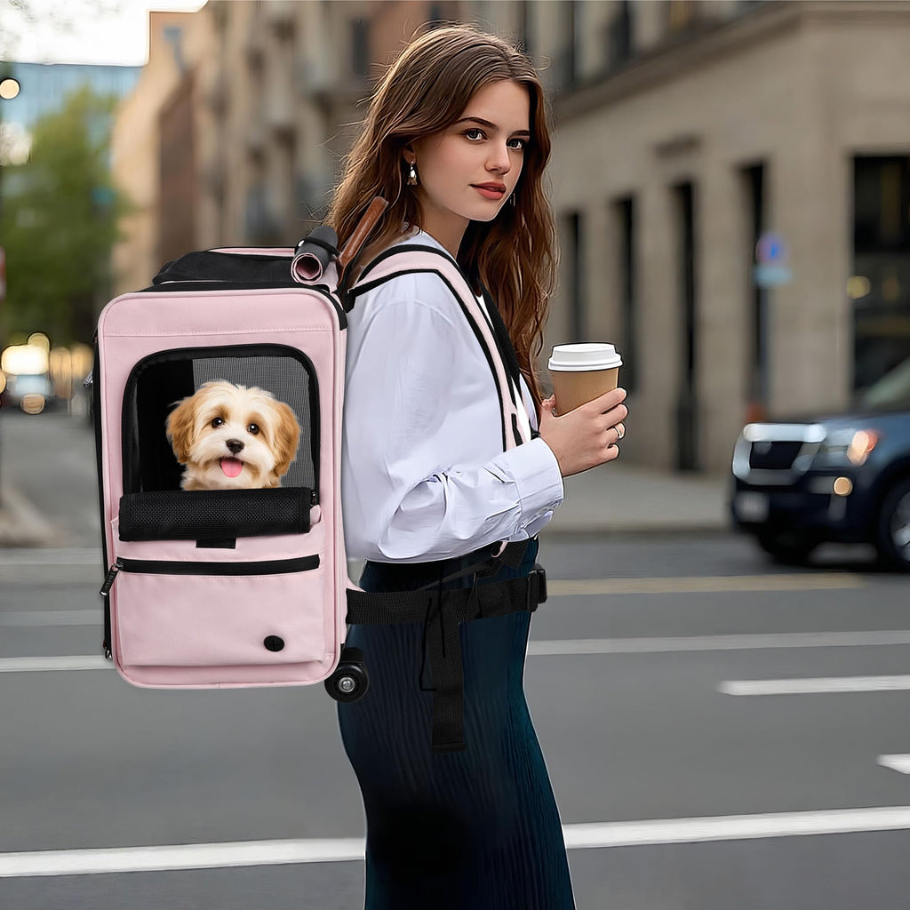 Rolling Dog & Cat Carrier P53230