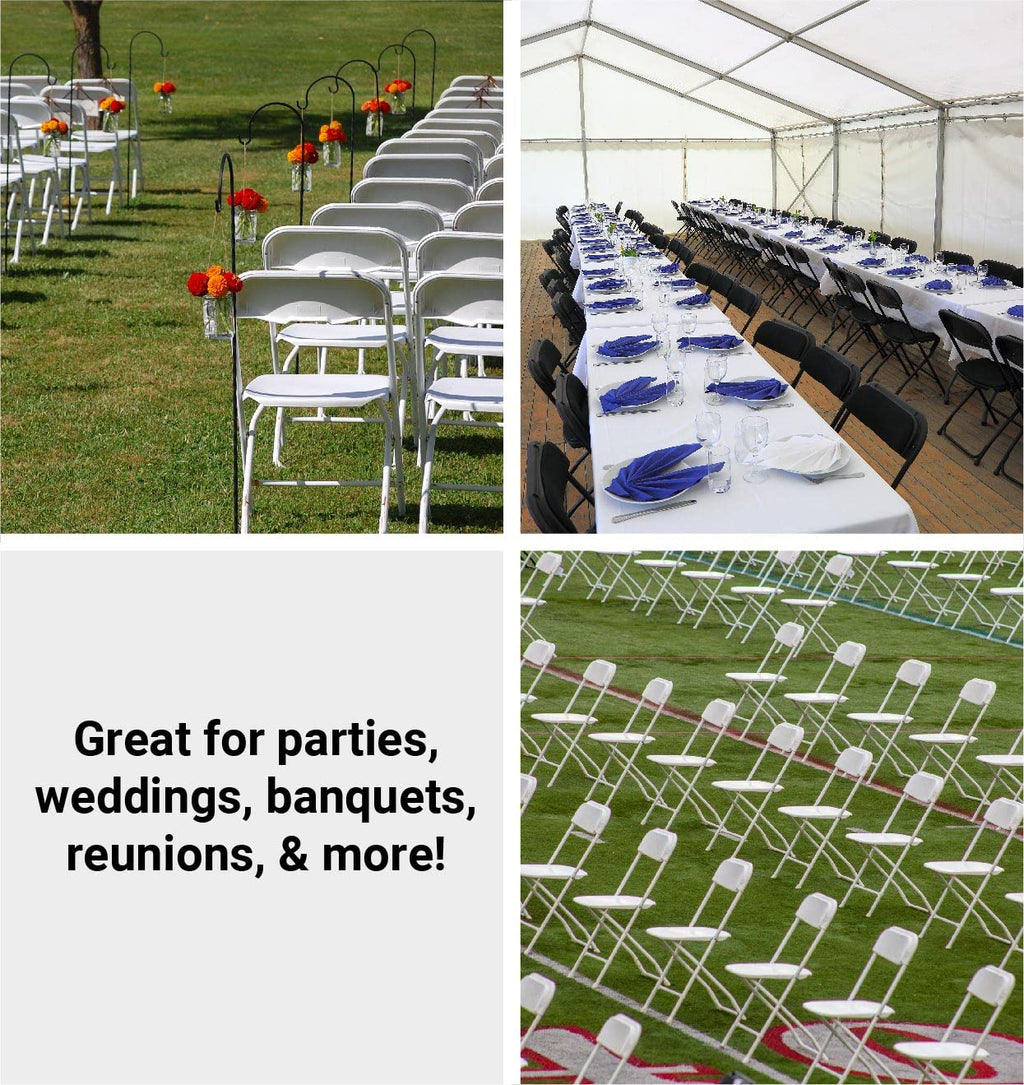 Brown 10pk Stackable Folding Chairs Y672