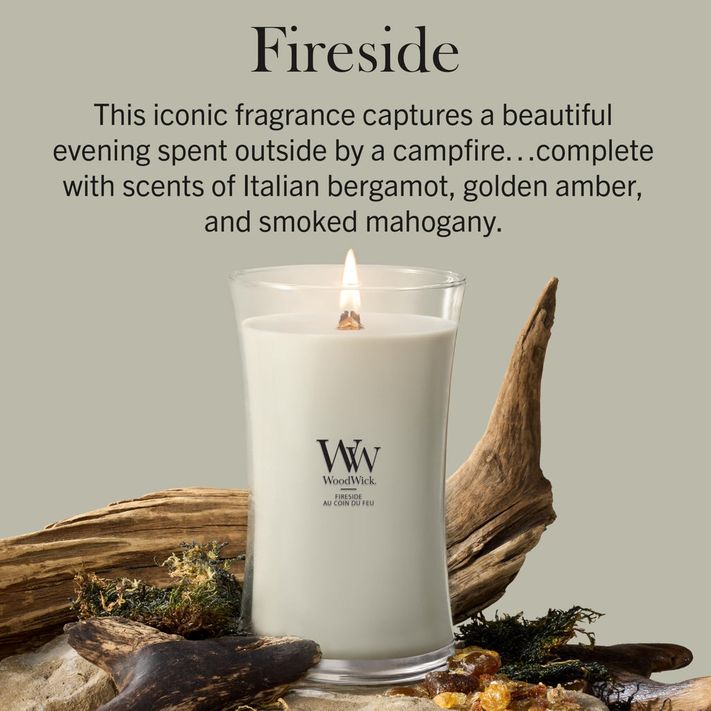 Large Scented Candle with Crackling Wick J72287