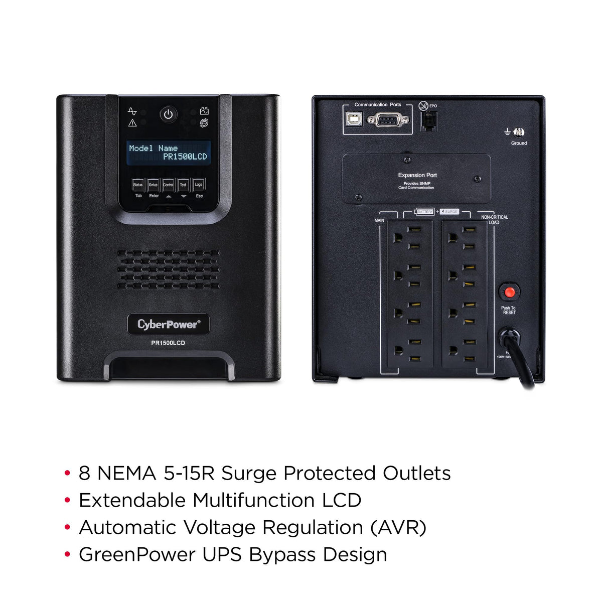 1500LCD Smart App Sinewave UPS Battery Backup R251431