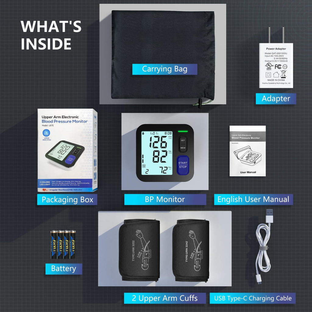 Automatic Digital Blood Pressure Machine with 2 Size Cuffs H52303