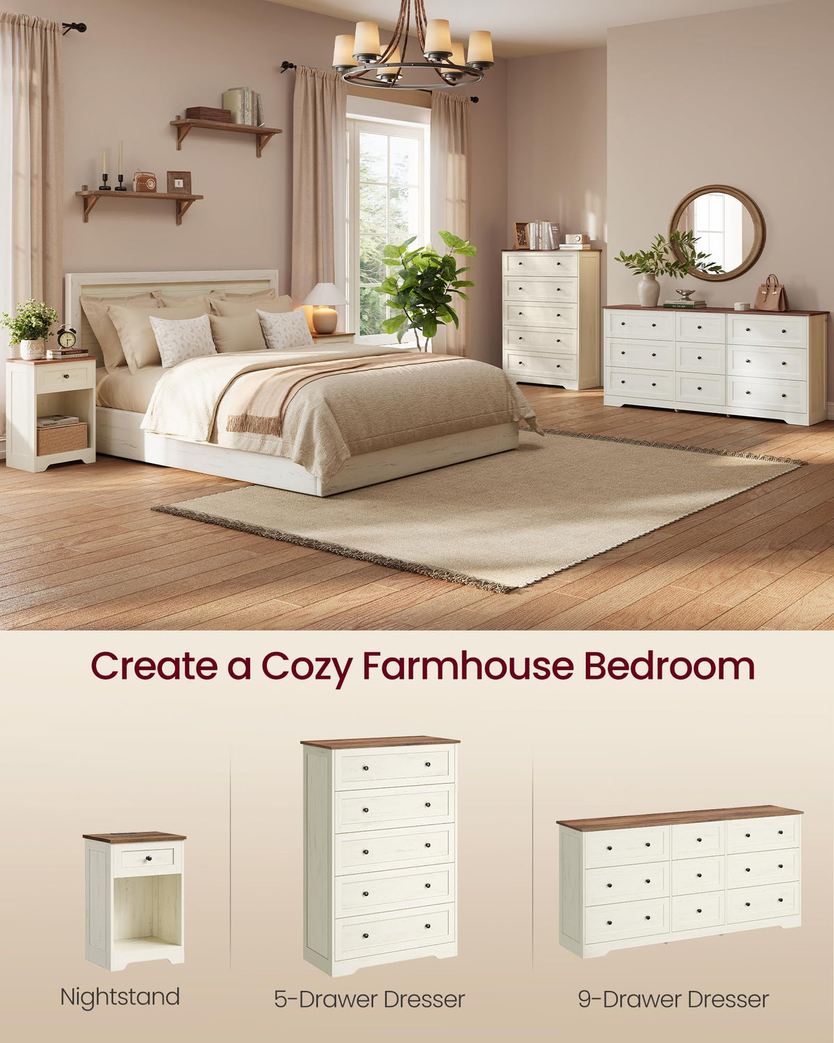 5 Drawer Dresser D8617