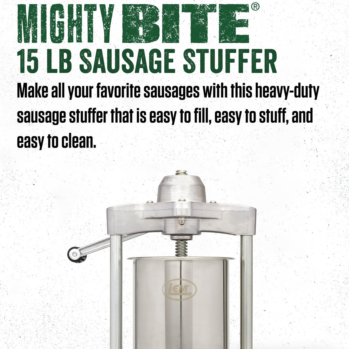 15 lb Stainless Steel Vertical Sausage Stuffer V423771