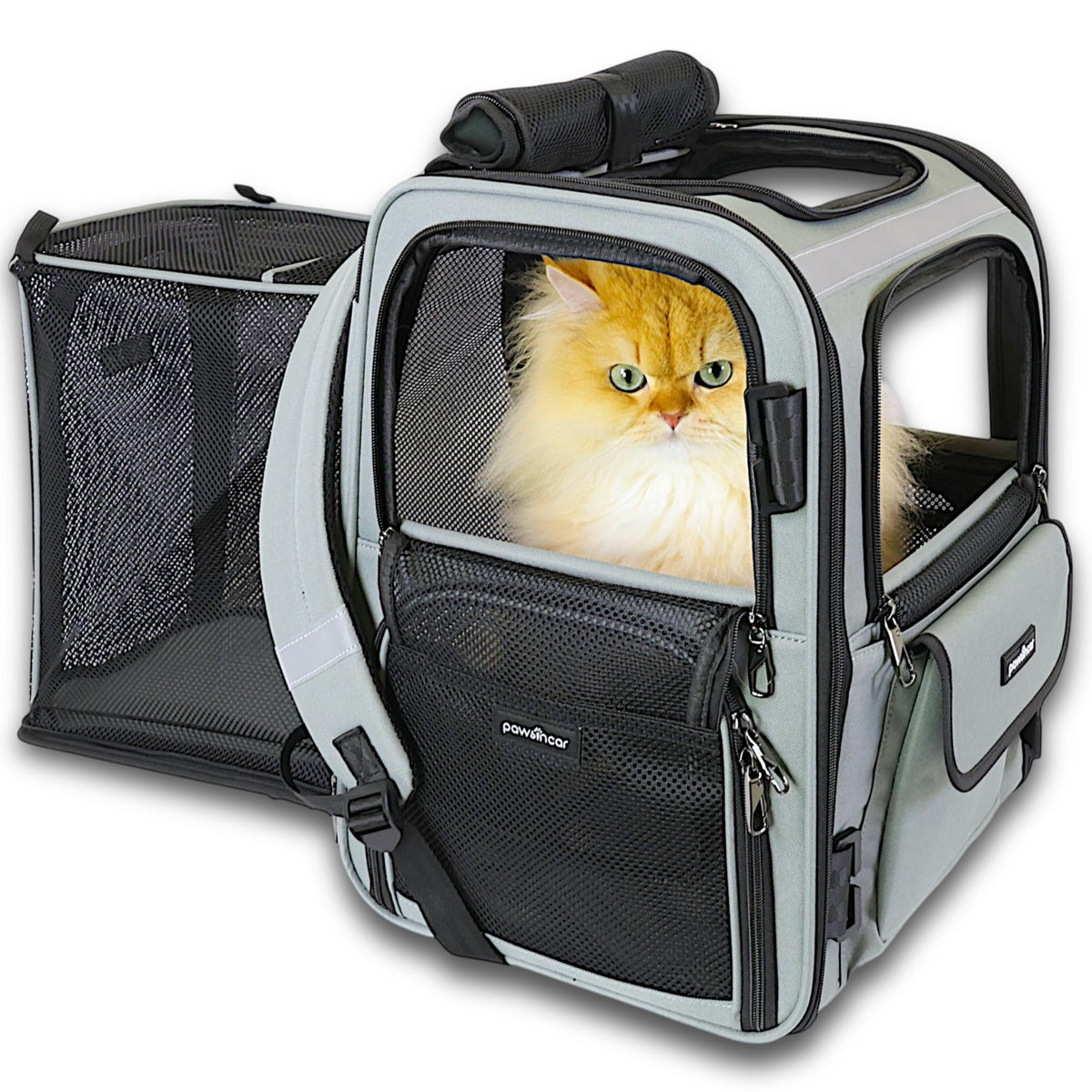 Expandable Cat Backpack Carrier U767572