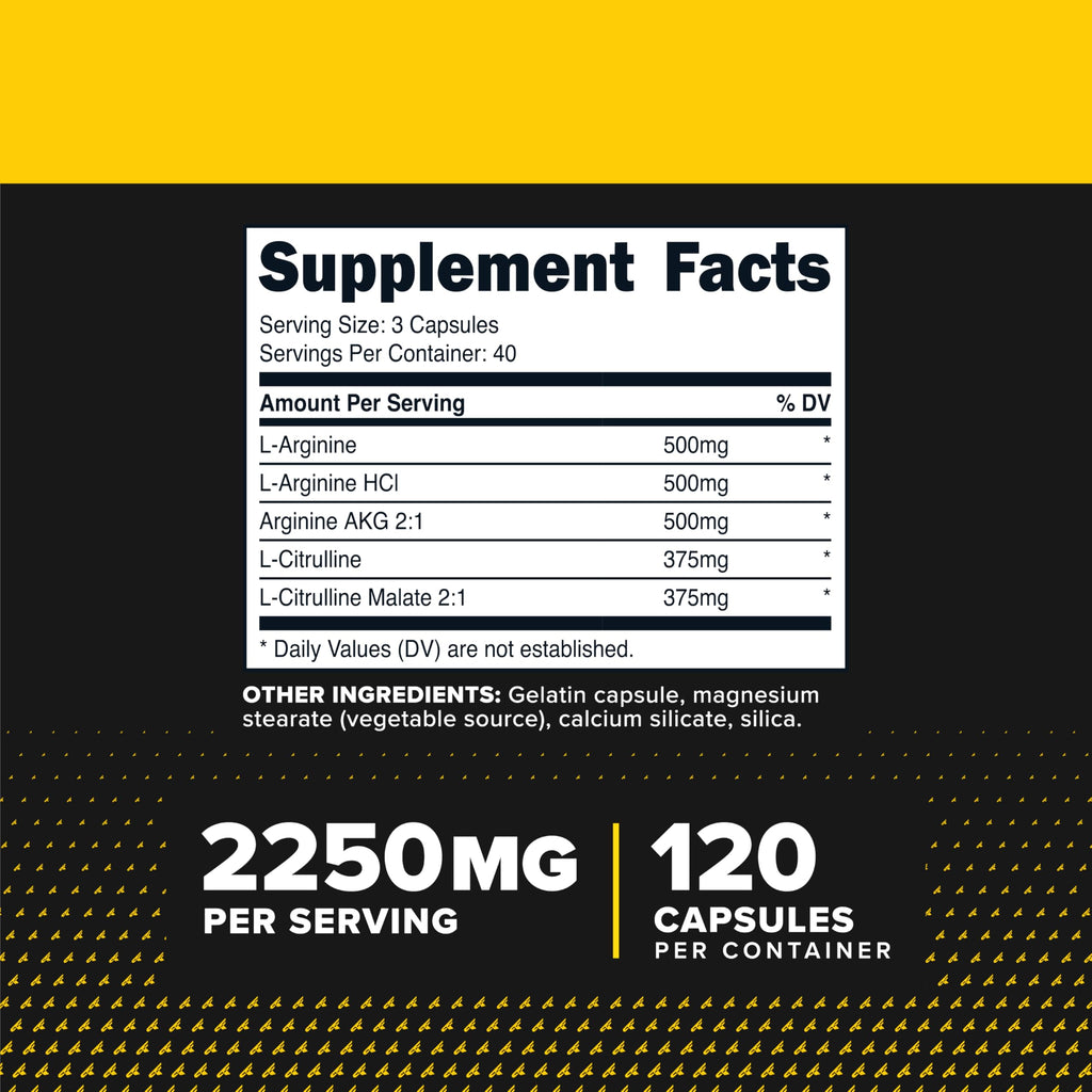 Nitric Oxide Booster 120 Capsules Q653