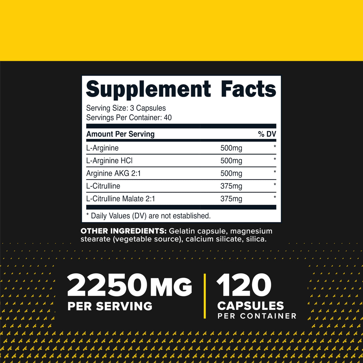 Nitric Oxide Booster 120 Capsules Q653