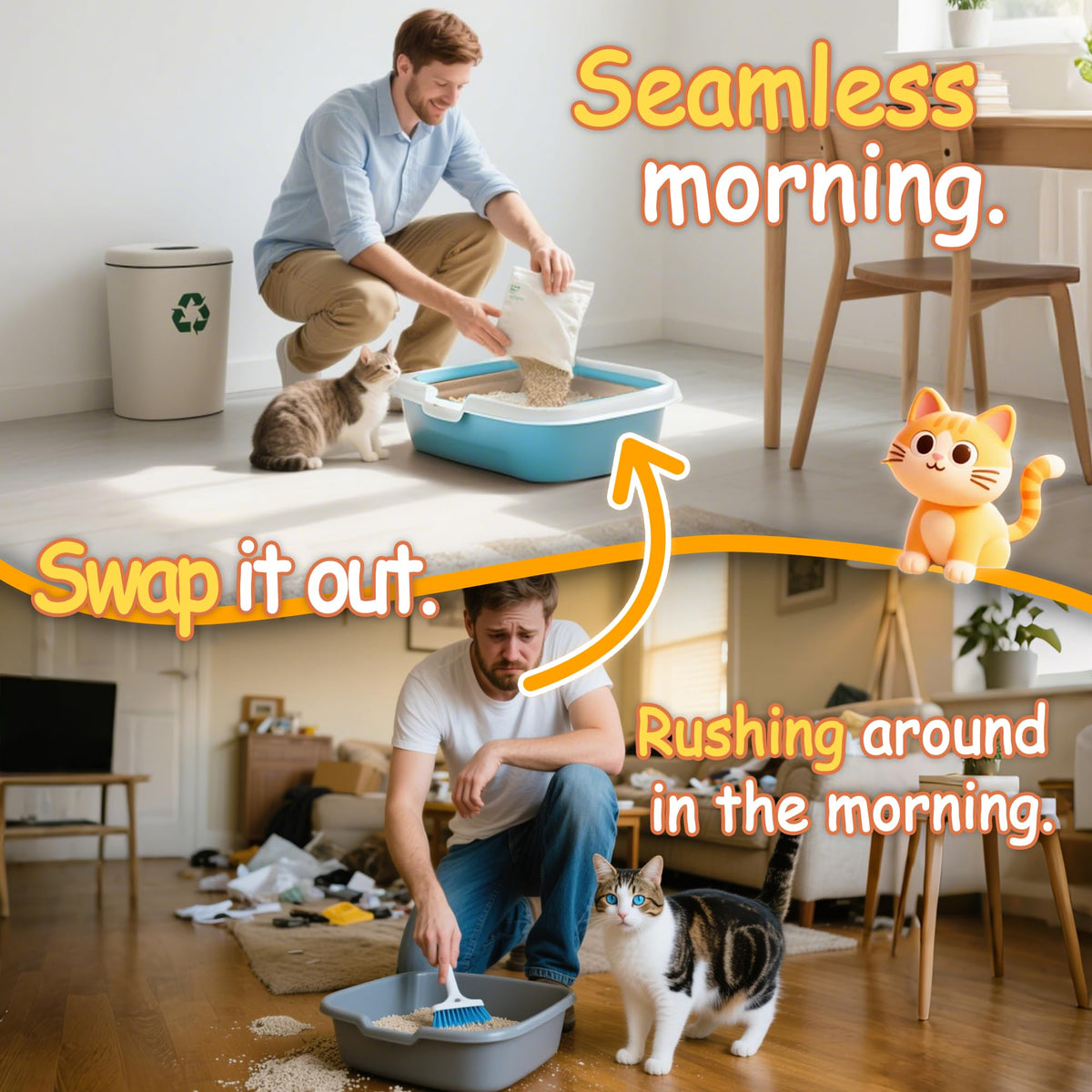 Disposable Litter Boxes for Cats D565798