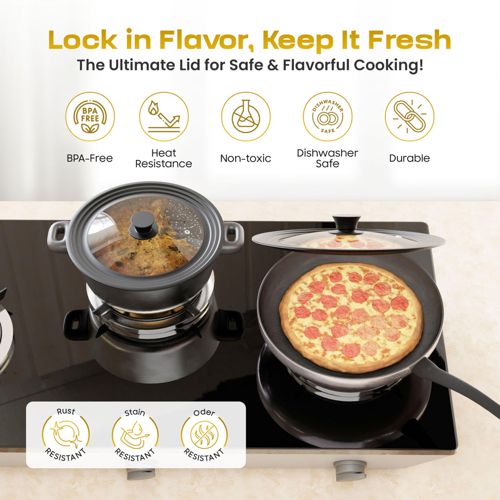Universal Lid for Pots, Pans & Skillets, 7.5-11.5" U619939