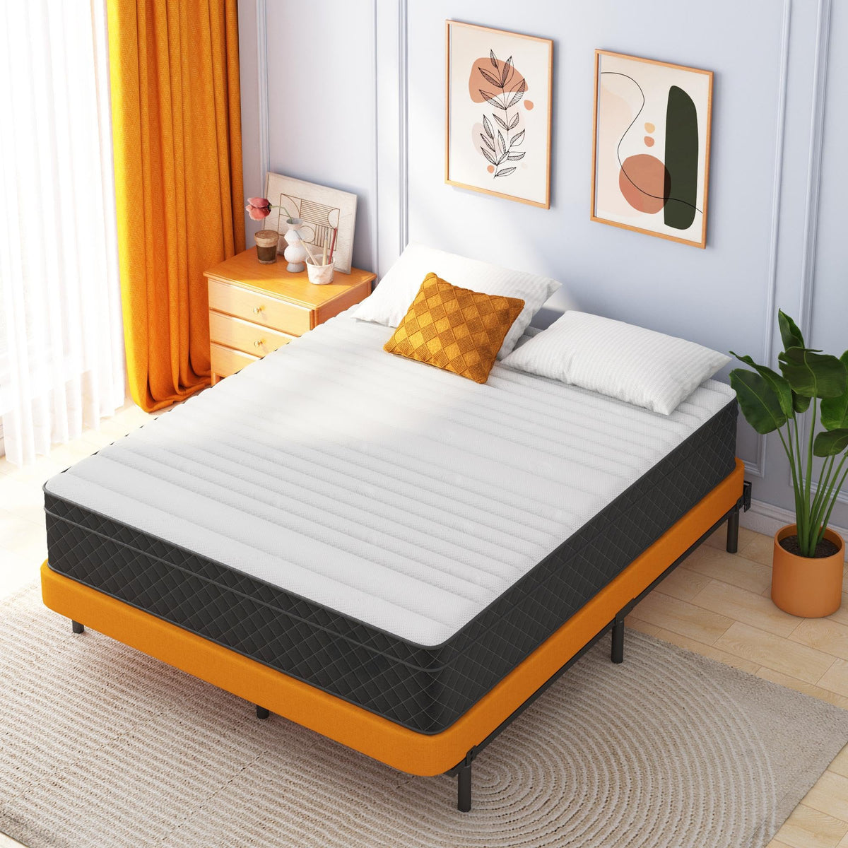 12 Inch Full Size Hybrid Mattress F39335