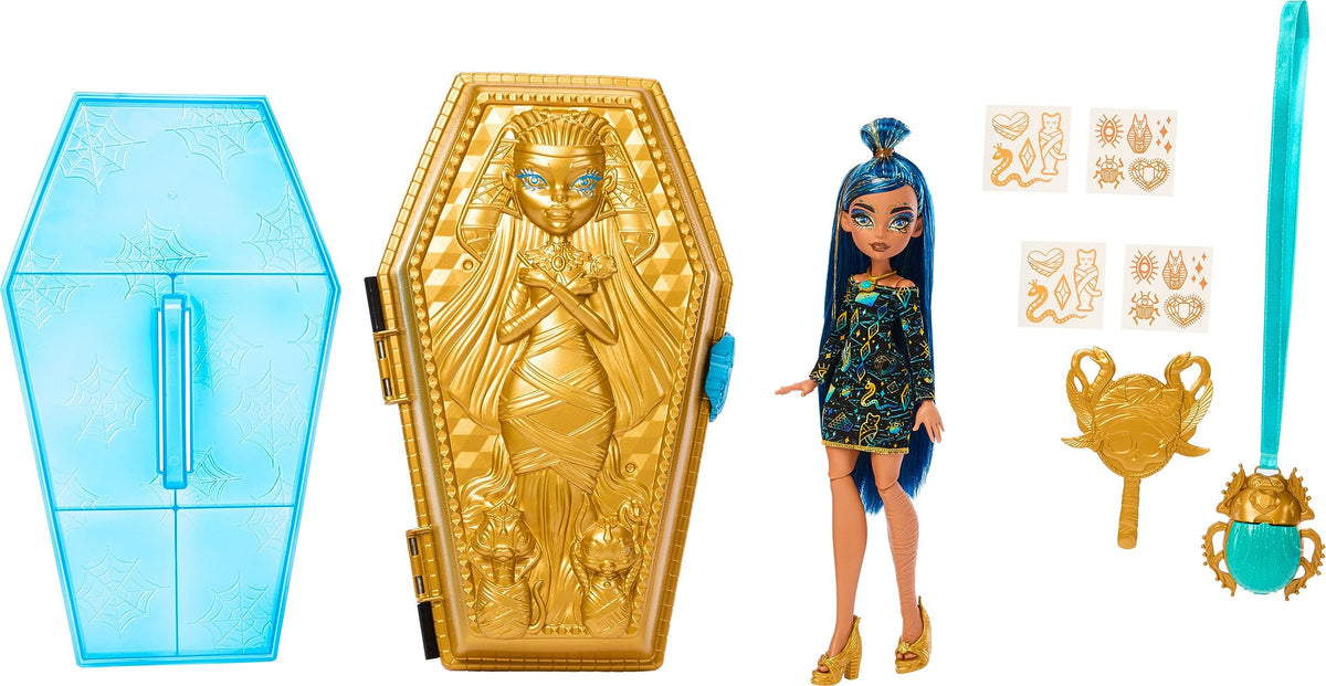 Doll & Accessories Beauty Kit with Tattoos, Stickers & Necklace O115639