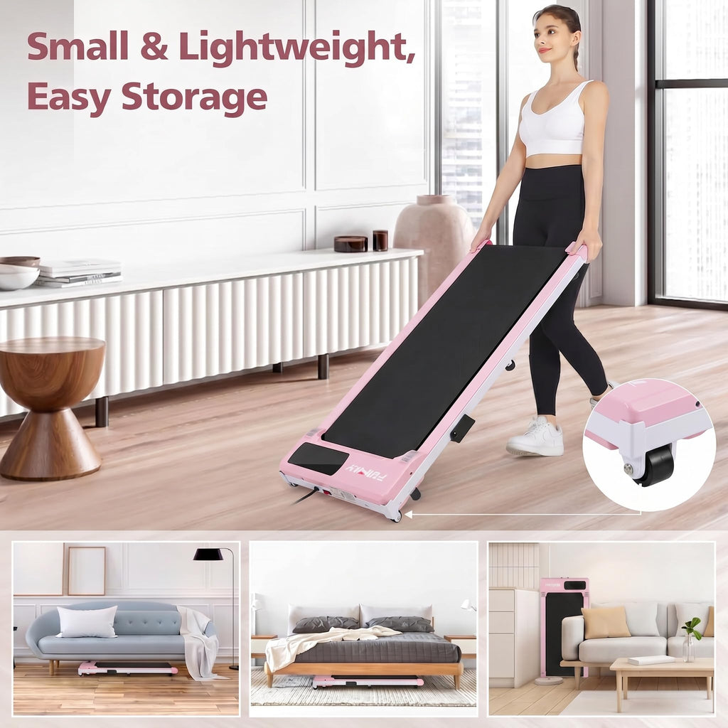 3.0HP Portable Under Desk Treadmill with Remote Control R19800