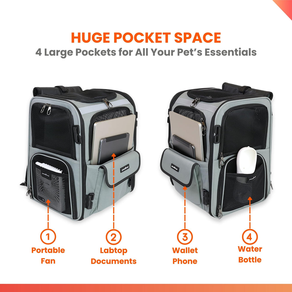 Expandable Cat Backpack Carrier U767572