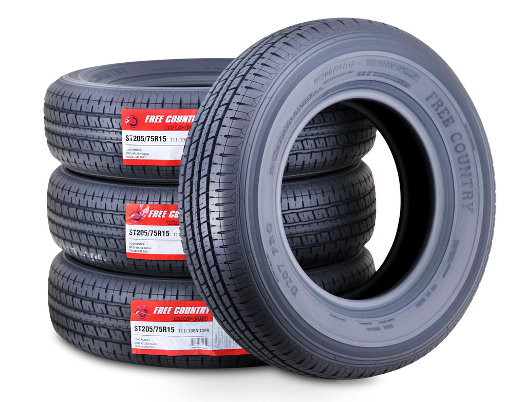 ST205/75R15 Trailer Tires Set of 4 O8383