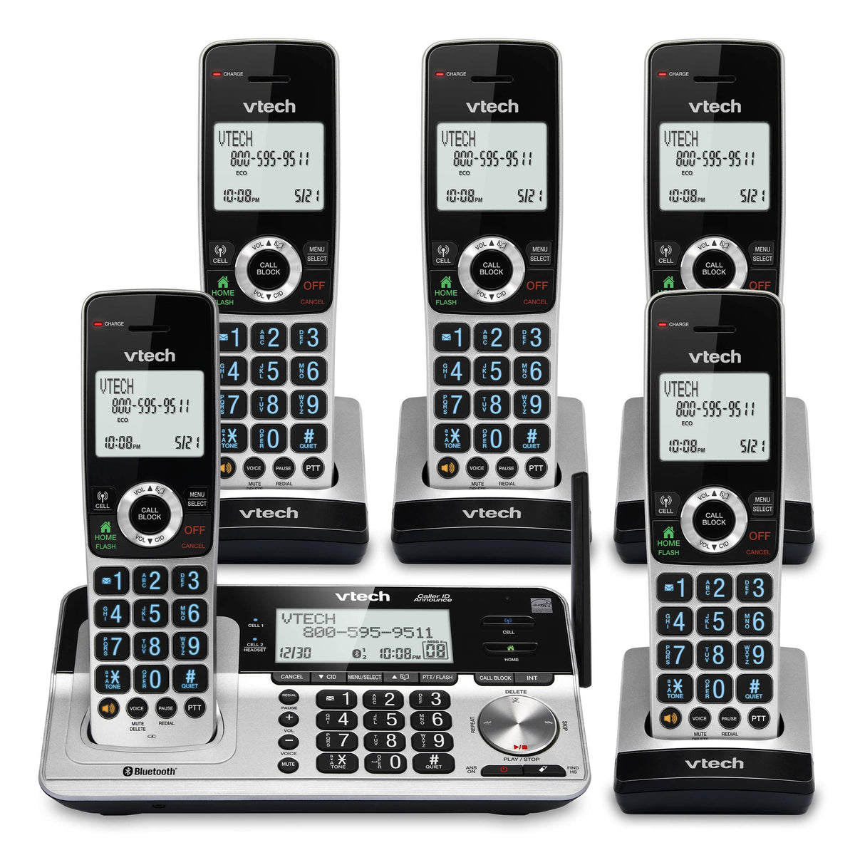 5 Handset Cordless Phone with Answering System N9795