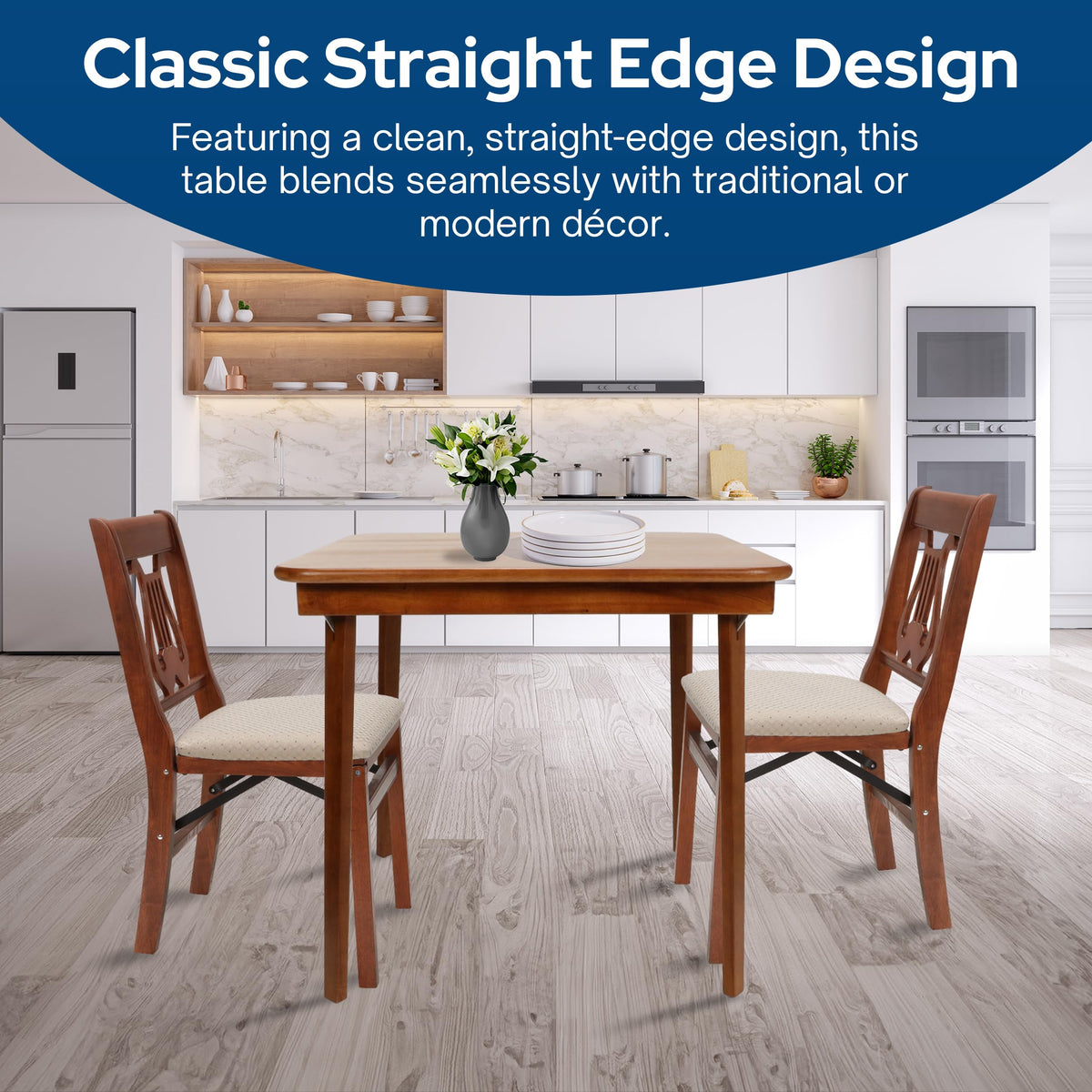 Fruitwood Wood Folding Table I38809
