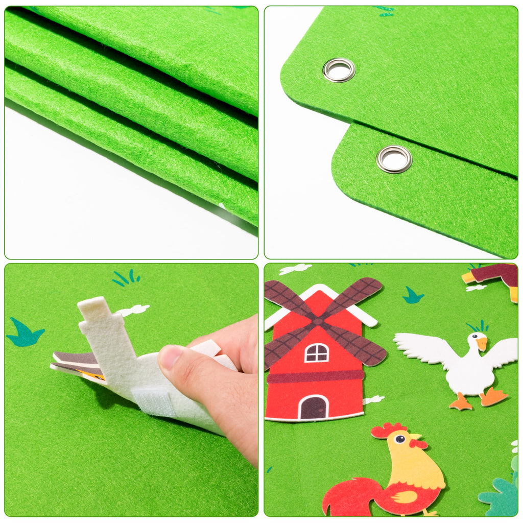Farm Animals Felt Board Set 38Pcs G4435